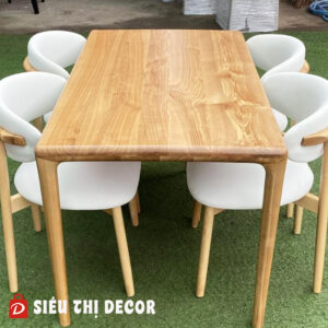 Bộ Bàn Ăn Neva & Ghế Oleandro  | Siêu Thị Decor